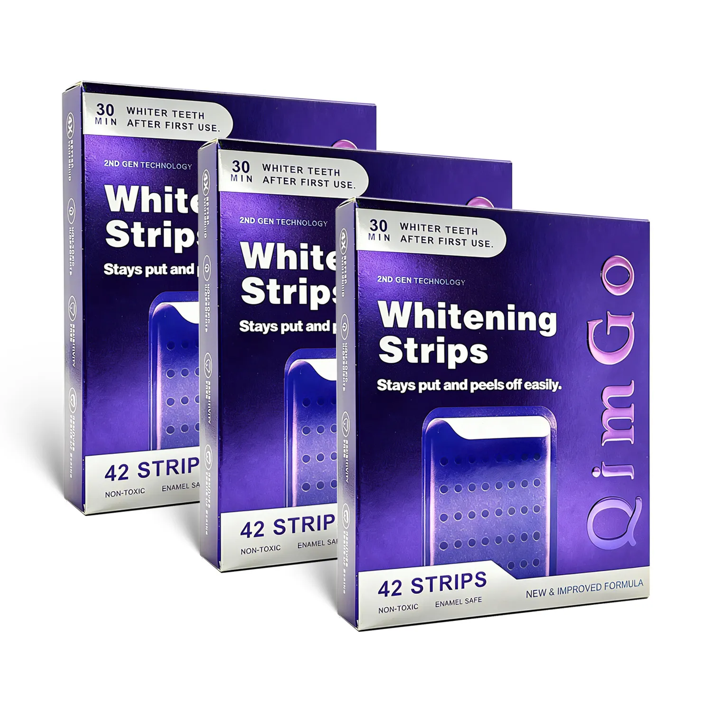 Purple Teeth Whitening Strips